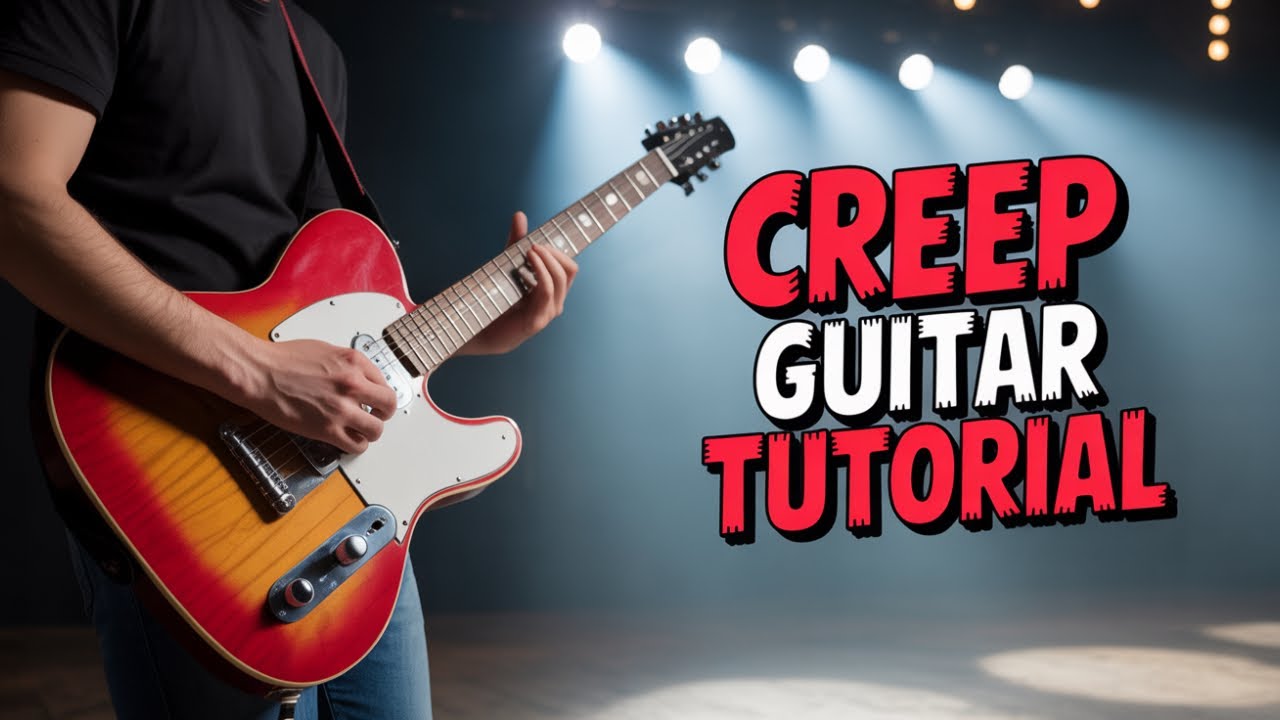 Radiohead Creep Guitar Lesson FULL Song Electric Guitar