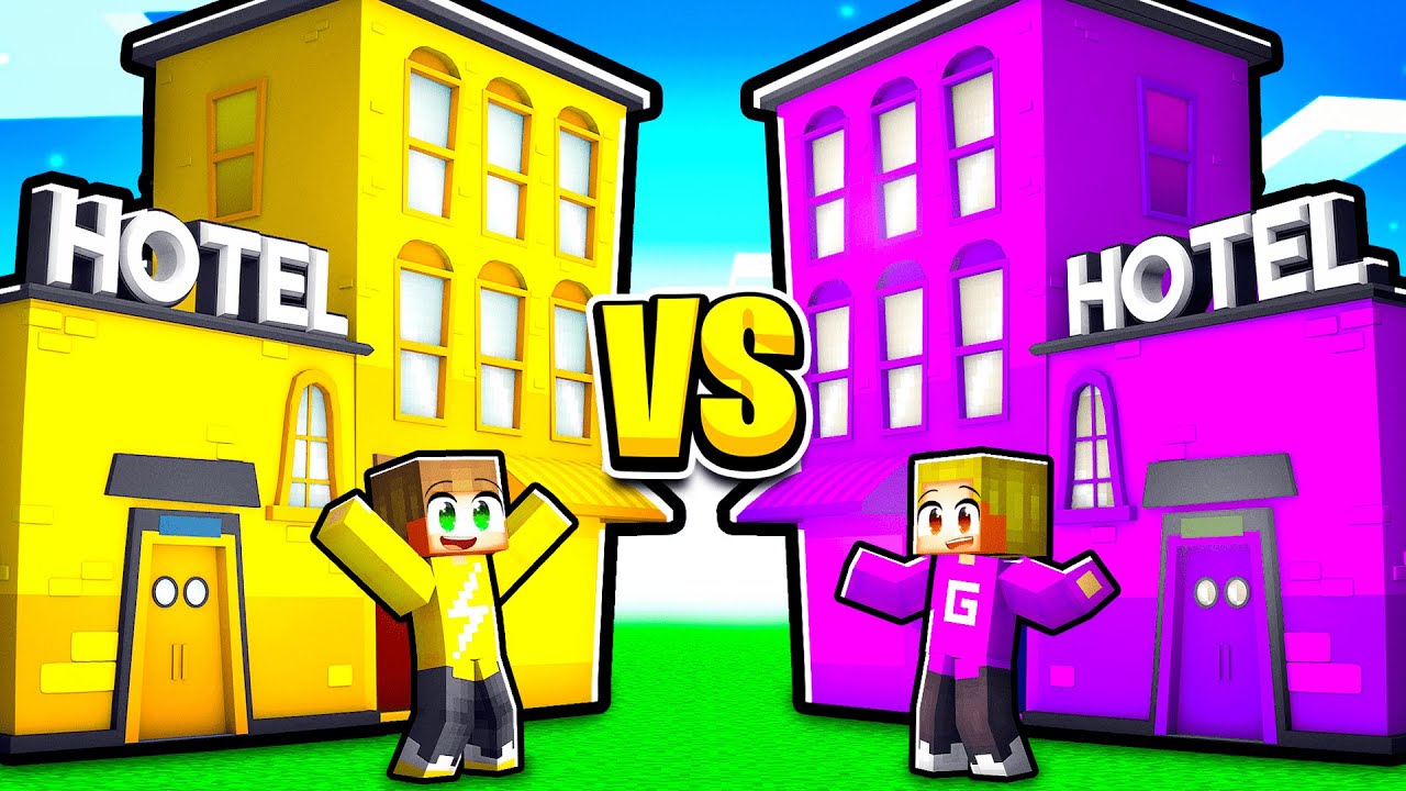 MICK VS GIEL HOTEL In Minecraft (Survival)