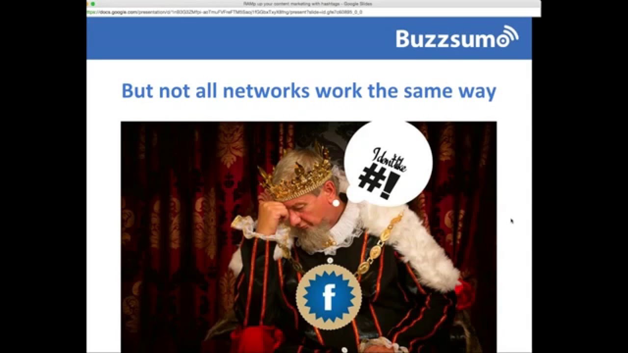 Using hashtags for content marketing with BuzzSumo and Hashtagify.me