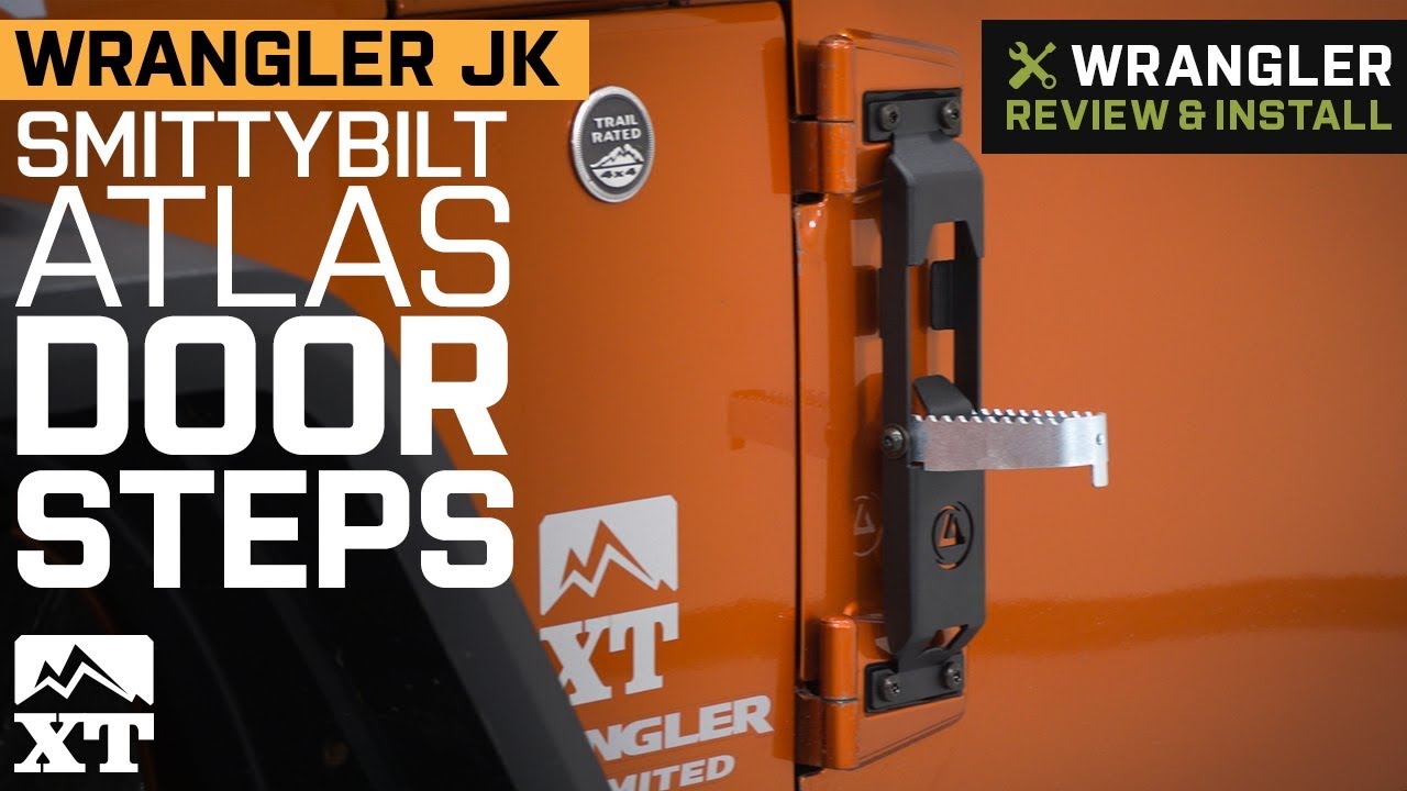 Jeep Wrangler JK Smittybilt ATLAS Door Steps (2007-2018) Review & Install