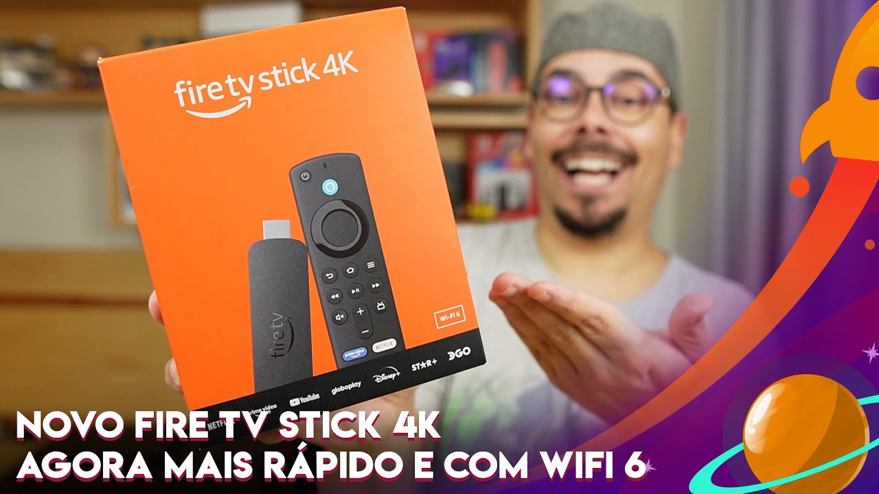 NOVO FIRE TV STICK 4K COM ALEXA E SUPORTE WI-FI 6: TRANSFORME SUA TV EM SMART (UNBOXING)