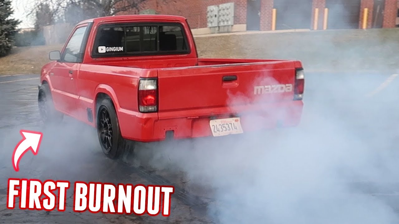 The Drift Truck RIPS!! First Burnout Attempt!