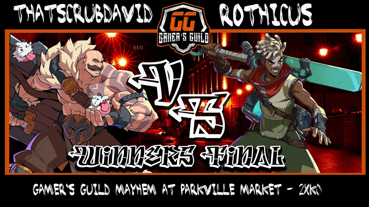 Mayhem at Parkville Market - 2XK0 (Winner's Finals): ThatScrubDavid vs Rothicus