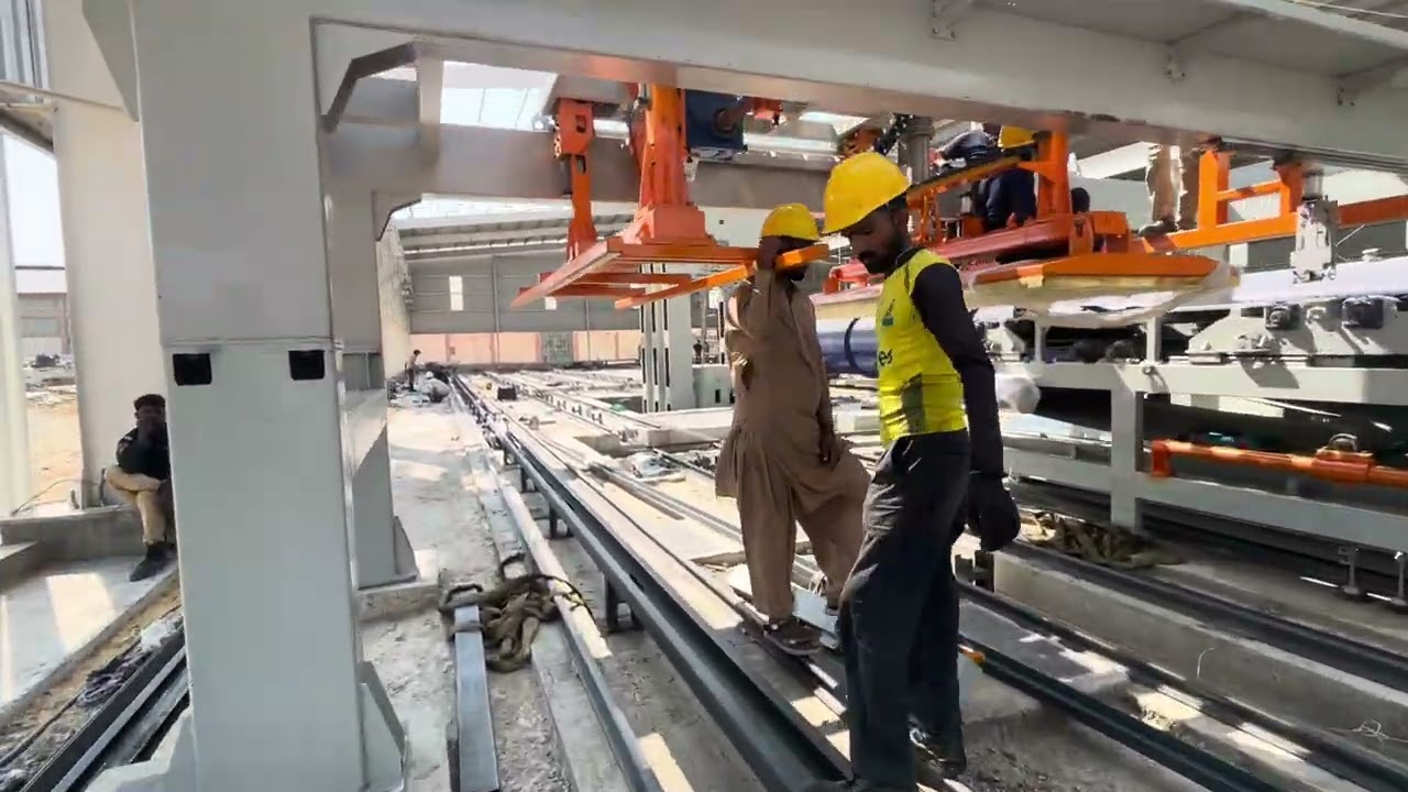 Installation site of calcium silicate board manufacturer.