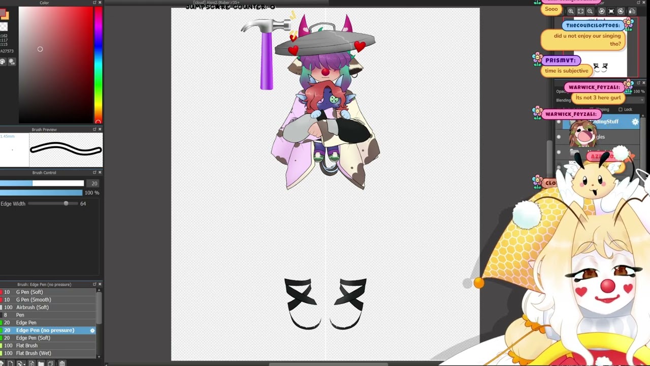 [VOD] Art stream! (Making the microphone for Karaokwi!)