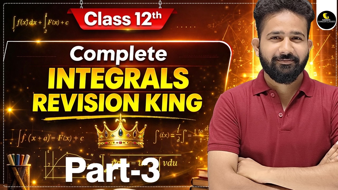 Integration Class 12 One Shot -3🔥| All Concept + NCERT + PYQs | Maths Chapter 7 by Ashwani sir