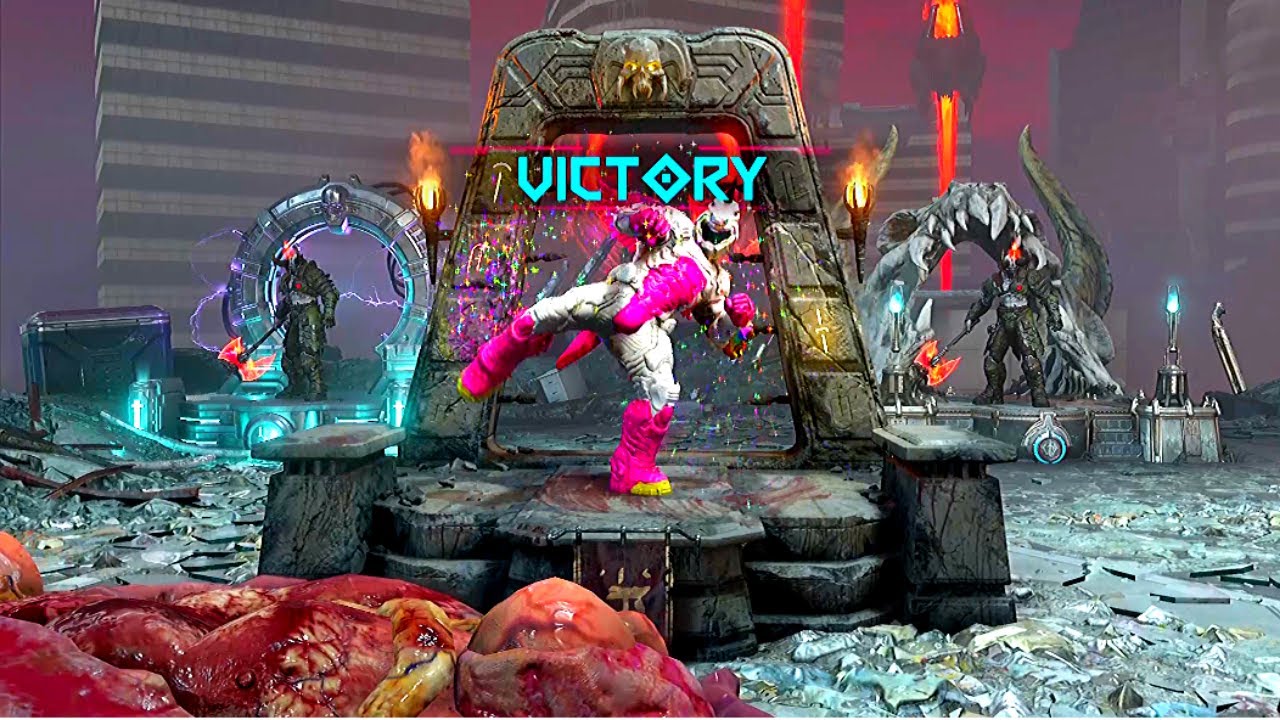Doom Eternal Multiplayer - Comeback vs 2 Marauders