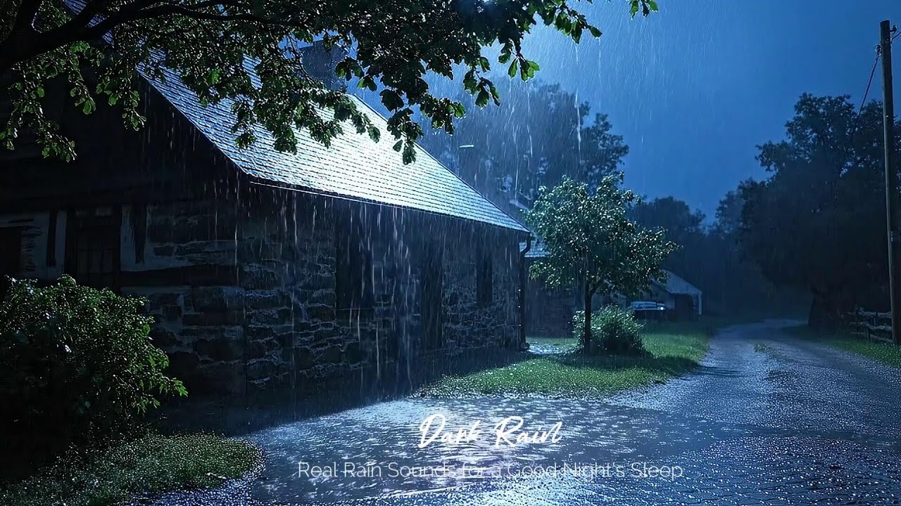 Goodbye Stress to Sleep Soundly with Mighty Tropical Storm, Heavy Rain, Strong Wind & Huge Thunder