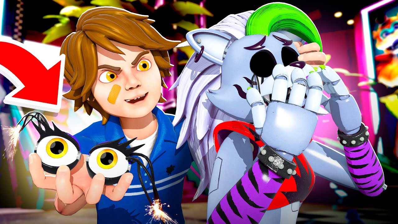 Gregory STEALS Roxanne’s EYES in FNAF Security Breach