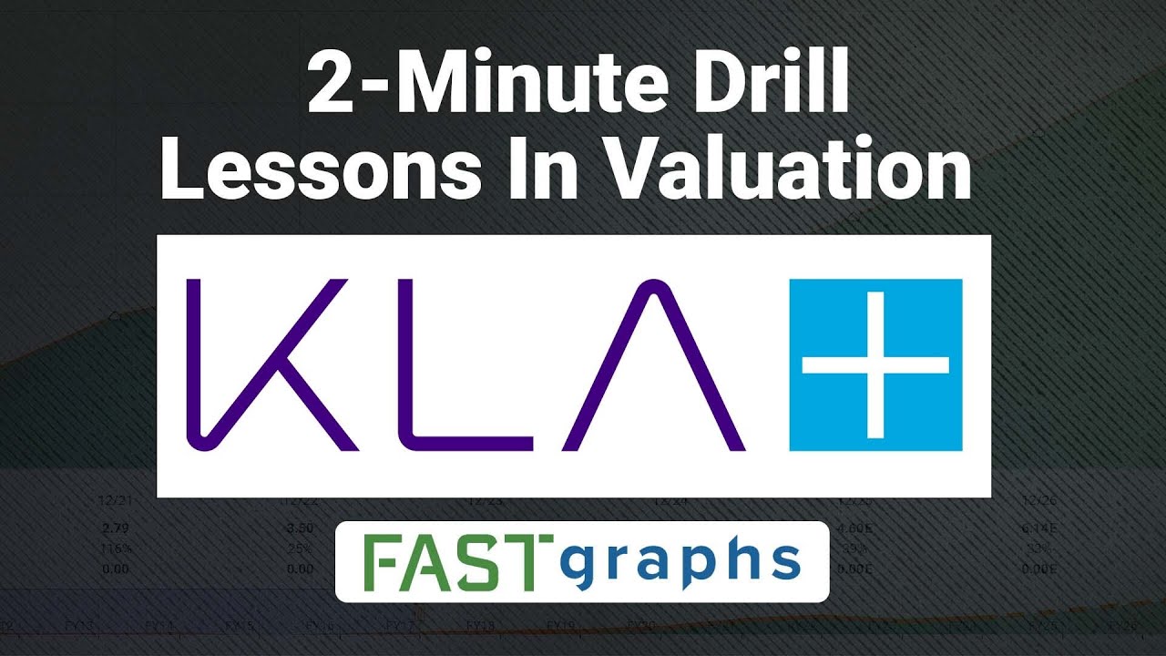 Lessons In Valuation:  2 Minute Drill - KLA Corp (KLAC) | FAST Graphs