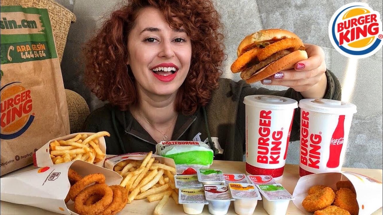 BURGER KING MUKBANG| BENİM KANALIMDA REKLAM YAPAMAZSIN!