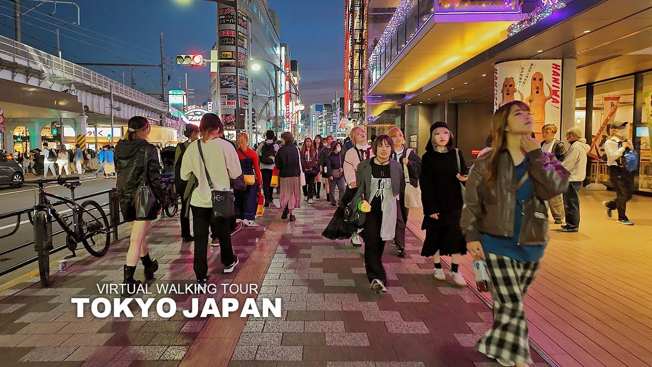 Tokyo Japan, Walking Tour Ueno, Ueno Park, Ameyoko Market, Taito City, Travel, 4K