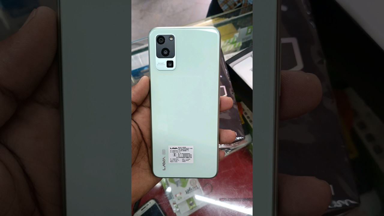 Lava Blaze 5G Glass green 6GB RAM 128GB ROM #lava #glass #green #shorts #unboxing #mobile #youtuber