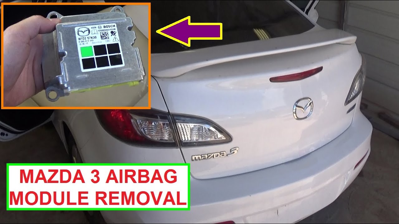 How to remove and Replace the Airbag Module on Mazda 3 2010 2011 2012 2013