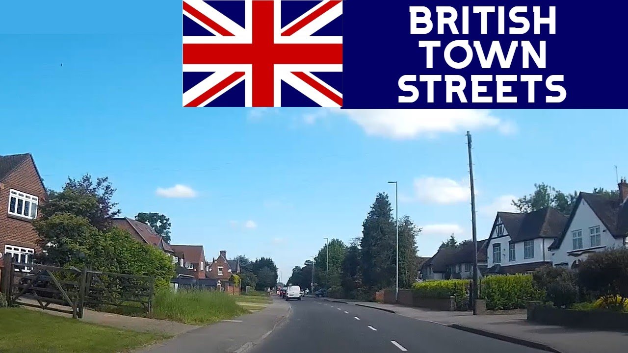 Drive around Reading, a nice British town