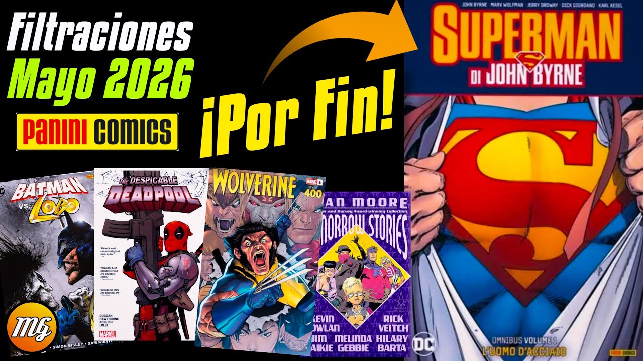 🔥¡Filtraciones Panini Comics Mayo 2026! ¡Por fin una de las series más pedidas de DC!🤩🥳