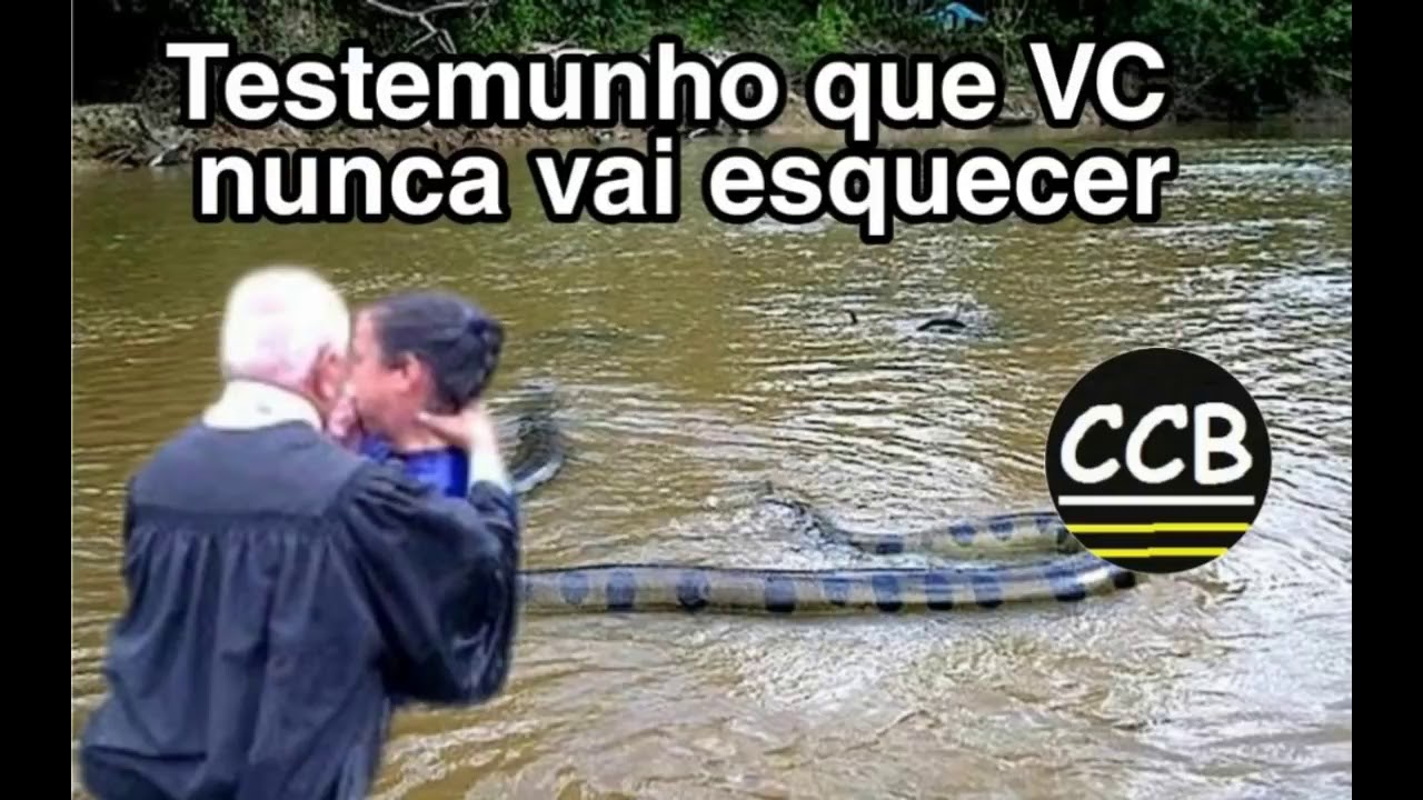 TESTEMUNHO CCB , A SUCURI dentro do ACUDE na HORA do BATISMO