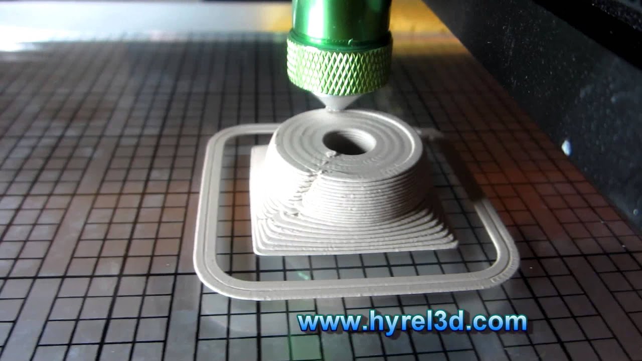 HYREL 3D - 3D Printing with Air-Dry Modeling Clay!