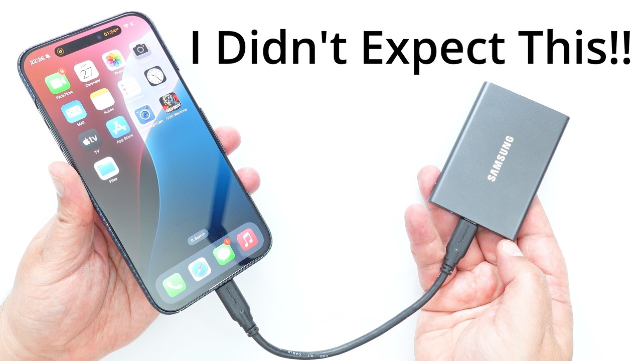 iPhone 16 Pro Max Problems Recording ProRes 4K 120FPS To An External USB-C SSD Using The Samsung T7