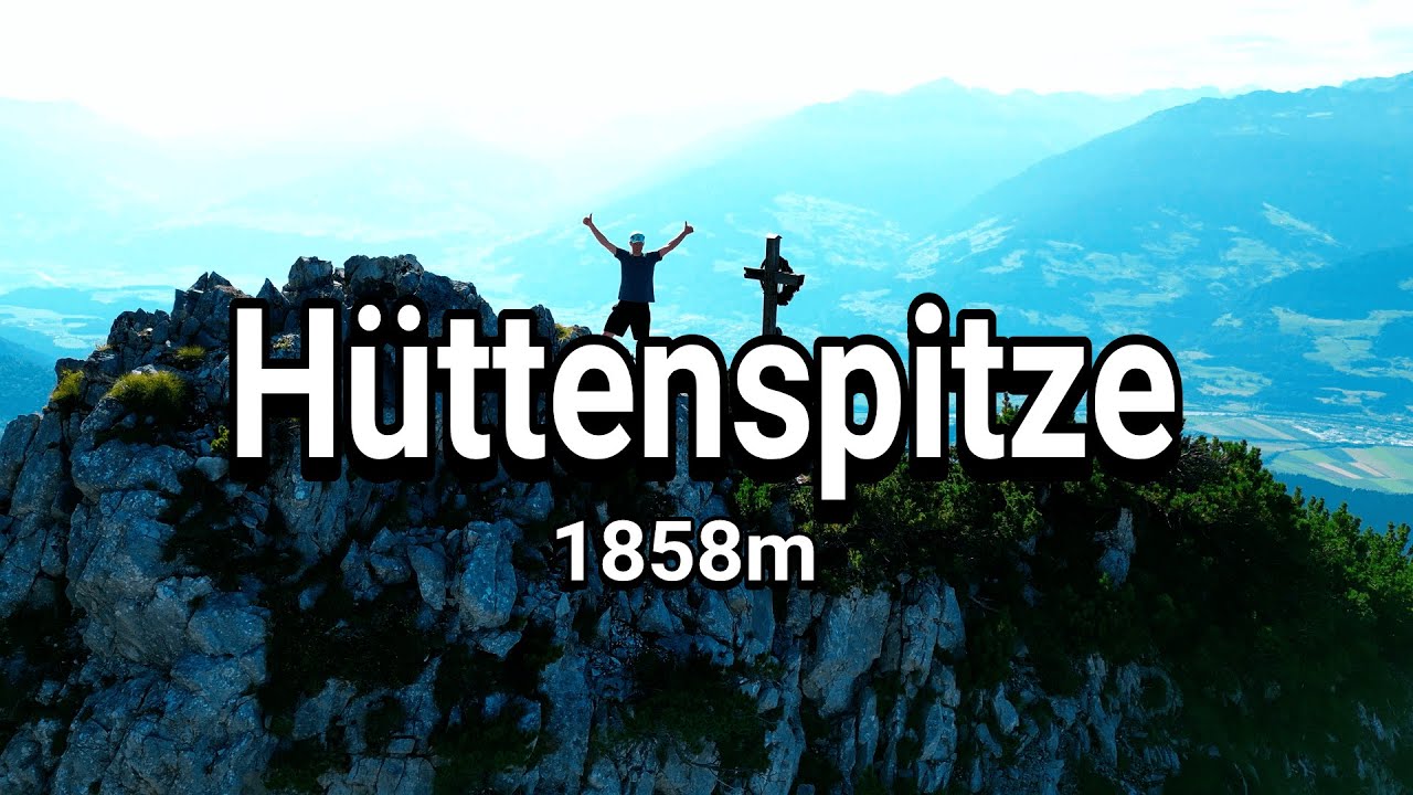 Hüttenspitze (1858m) - Absam - AUSTRIA | 4K Drone shot