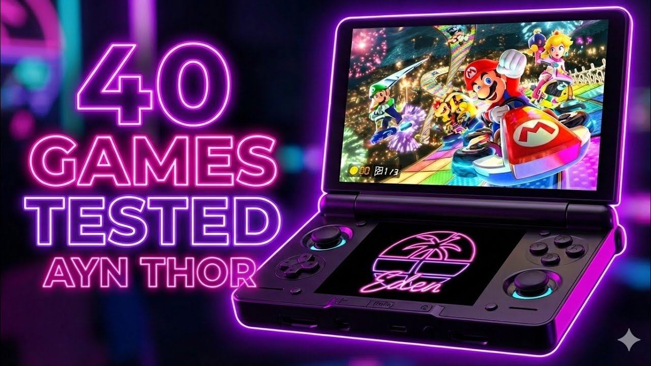 AYN Thor Eden (Switch) Emulator Performance im Überblick - 40 Nintendo Switch Games Benchmark