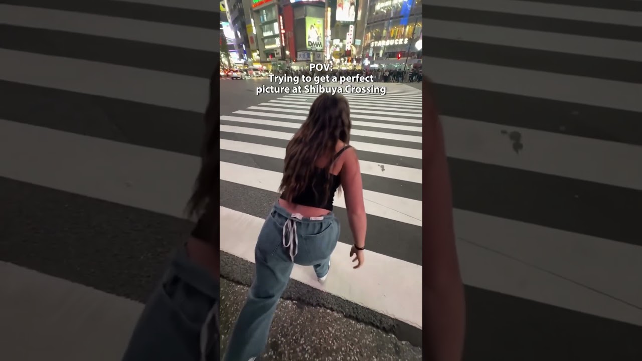 As&iacute; se consigue una foto en el cruce de Shibuya (@ourlensonlife_)