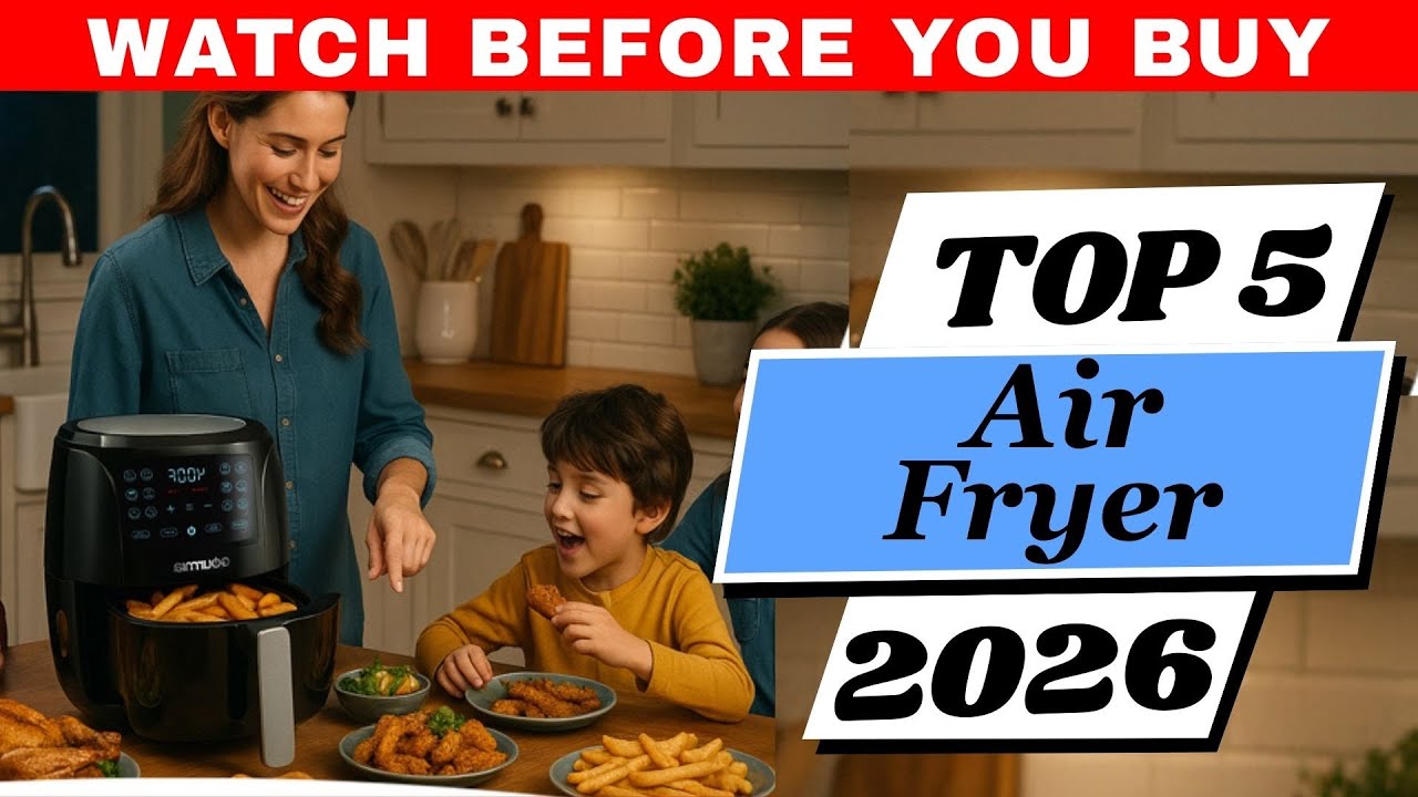 Top 5 Best Air Fryers in USA 2026 🇺🇸 Healthy Cooking, Fast & Oil-Free