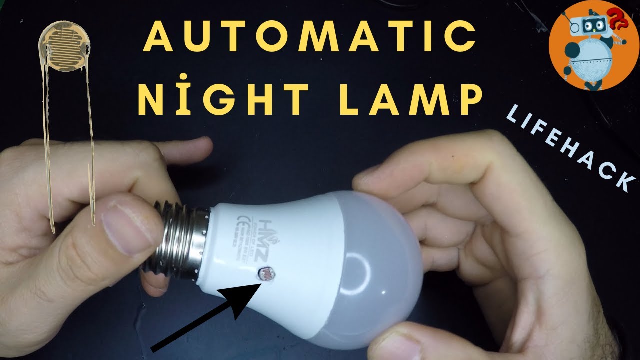 Как сделать простую автоматическую ночную лампу с BT136 | Светодиодная лампа LDR Project