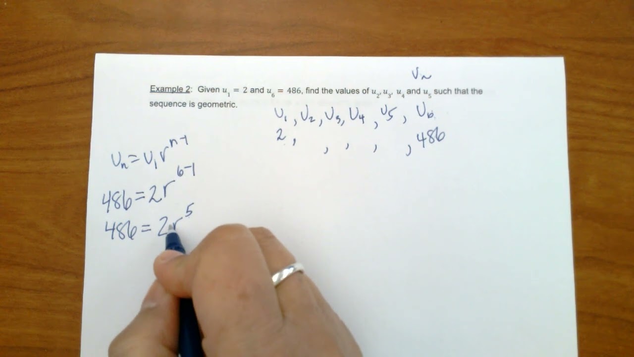 Geometric Sequences (IB DP Analysis and Approaches SL 1)
