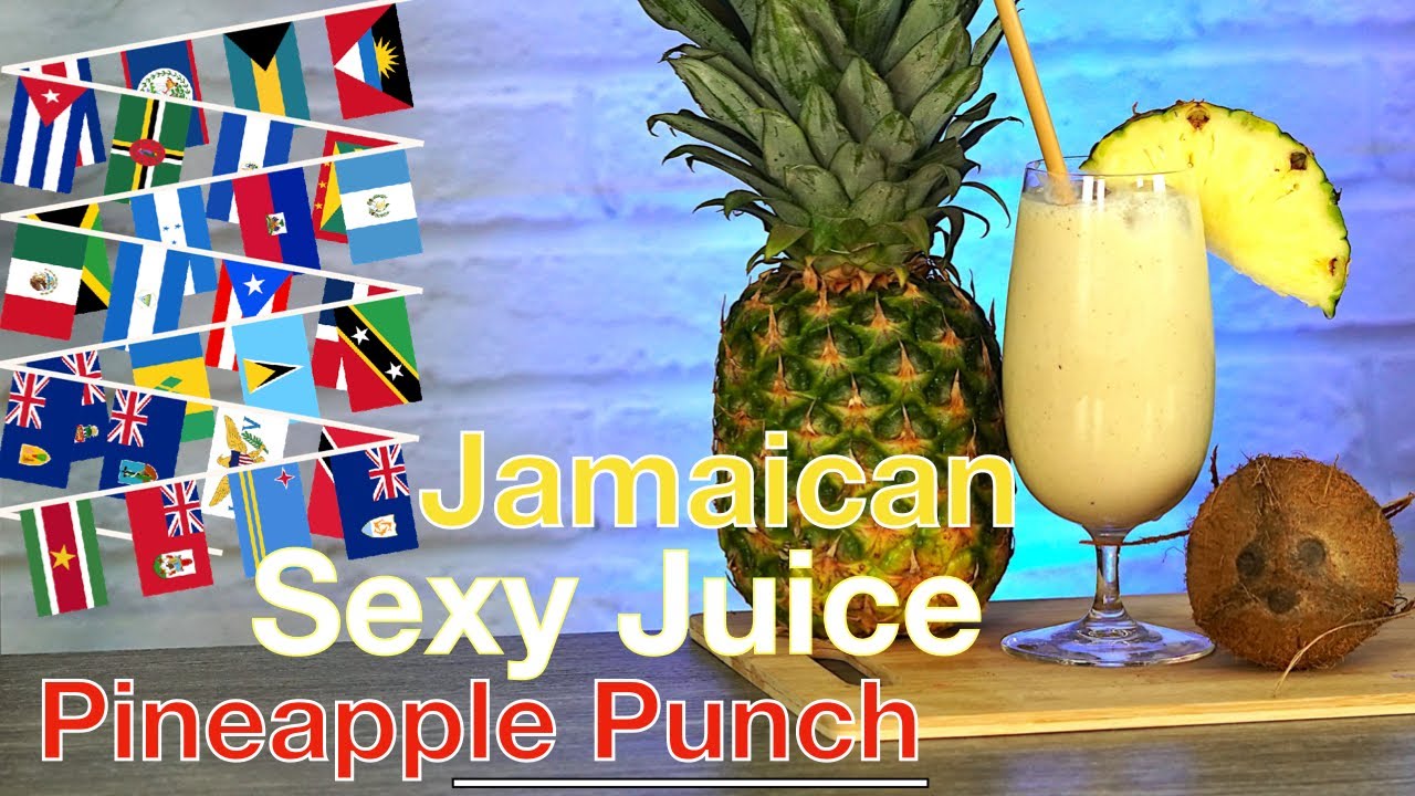 Watch me make Jamaican Sexy Juice aka Pineapple Punch Mocktail