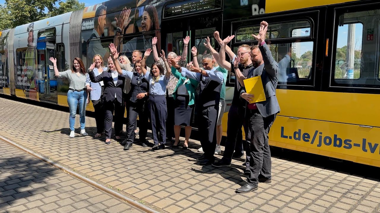 LVB-Jobbahn unterwegs