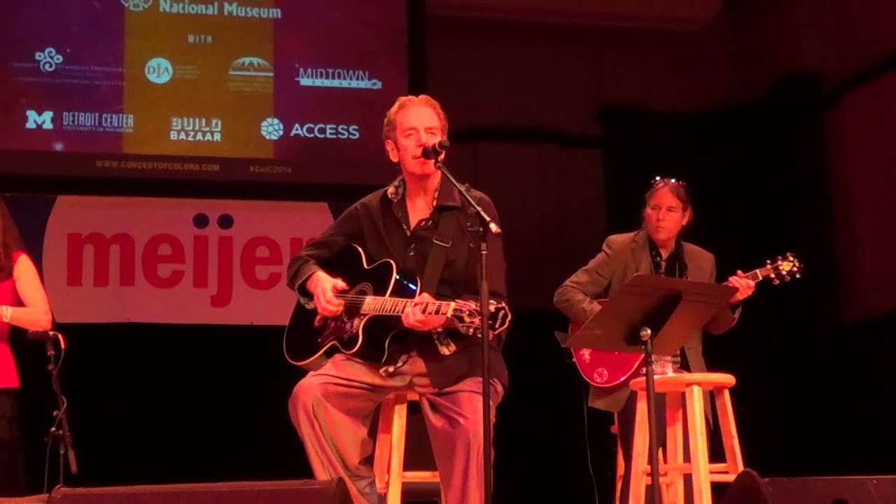Dan Hicks at the Concert of Colors. pt 1.Detroit Michigan . July 13th 2014