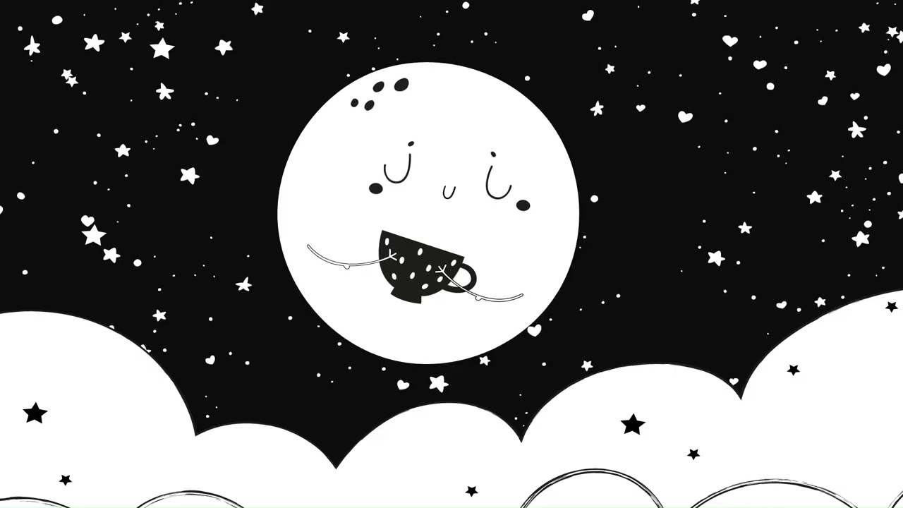Baby Sleep Music | Sensory Calming Relaxing High Contrast Mozart Brahms piano lullaby instant Moon 2