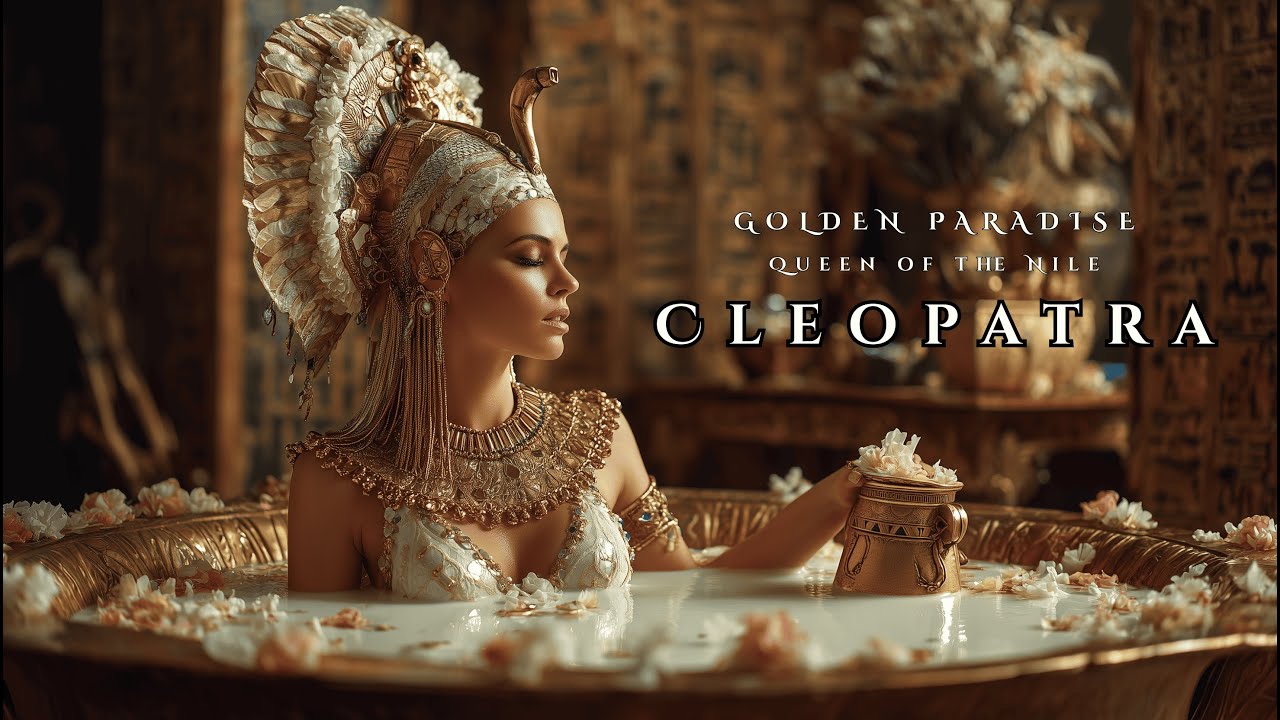 CLEOPATRA Queen of the Nile - 3 Hours Golden Bath Ritual Music for Divine Beauty Sleep