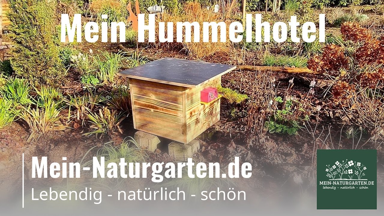 Mein Hummelhotel - Hummelnisthilfe - Hummelkasten - Hummelnest - Hummelhaus einrichten