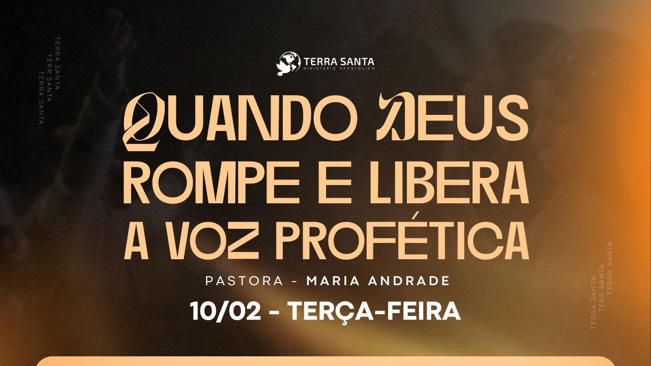 Quando Deus rompe e libera a voz profética - Pra. Maria Andrade