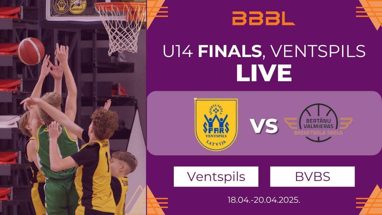 Ventspils 2011 vs Bertans VBS 2011 | BBBL Boys U14 Final Stage | Group Phase