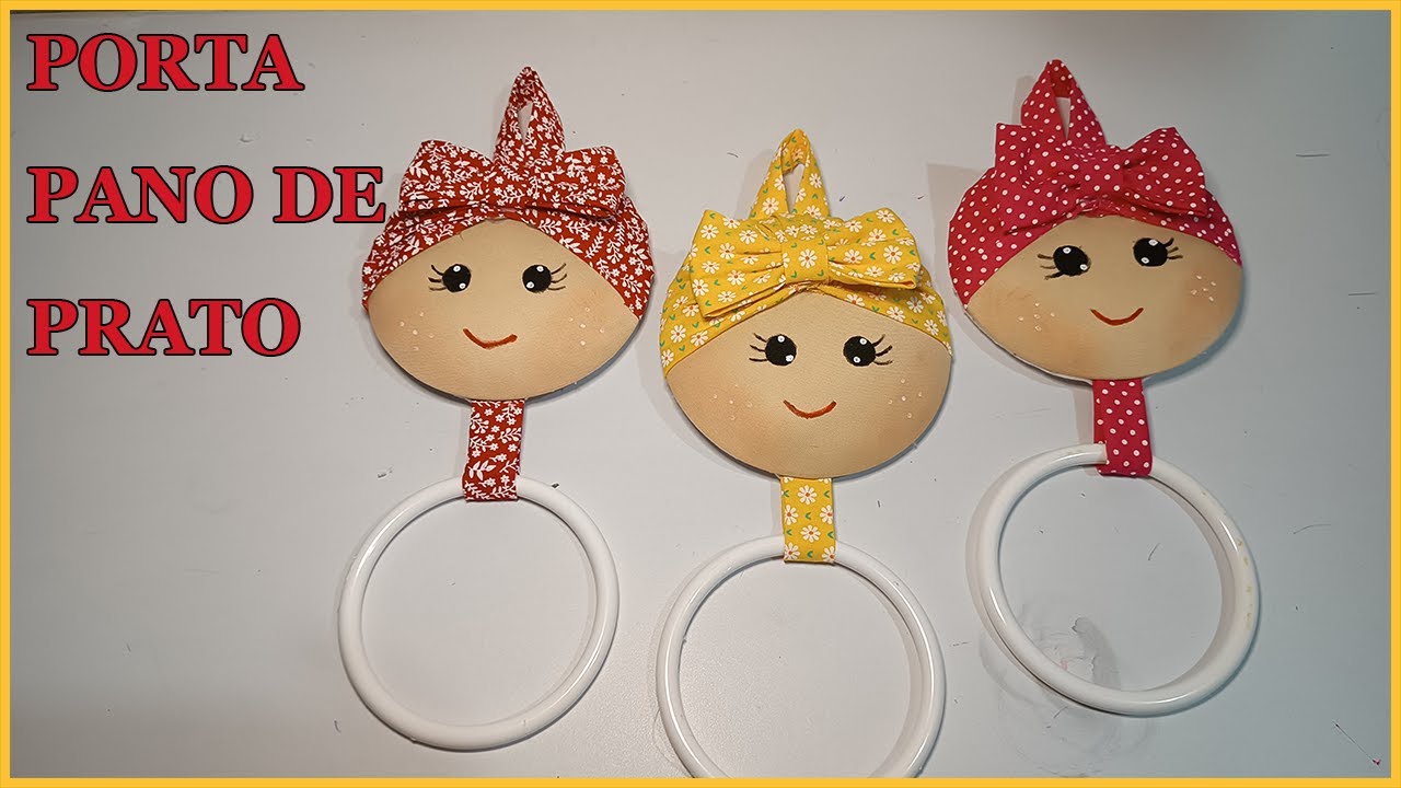Ideia fantástica  para o dia das mães feito com CD!!! Porta Pano de Prato Para dia das  mães.