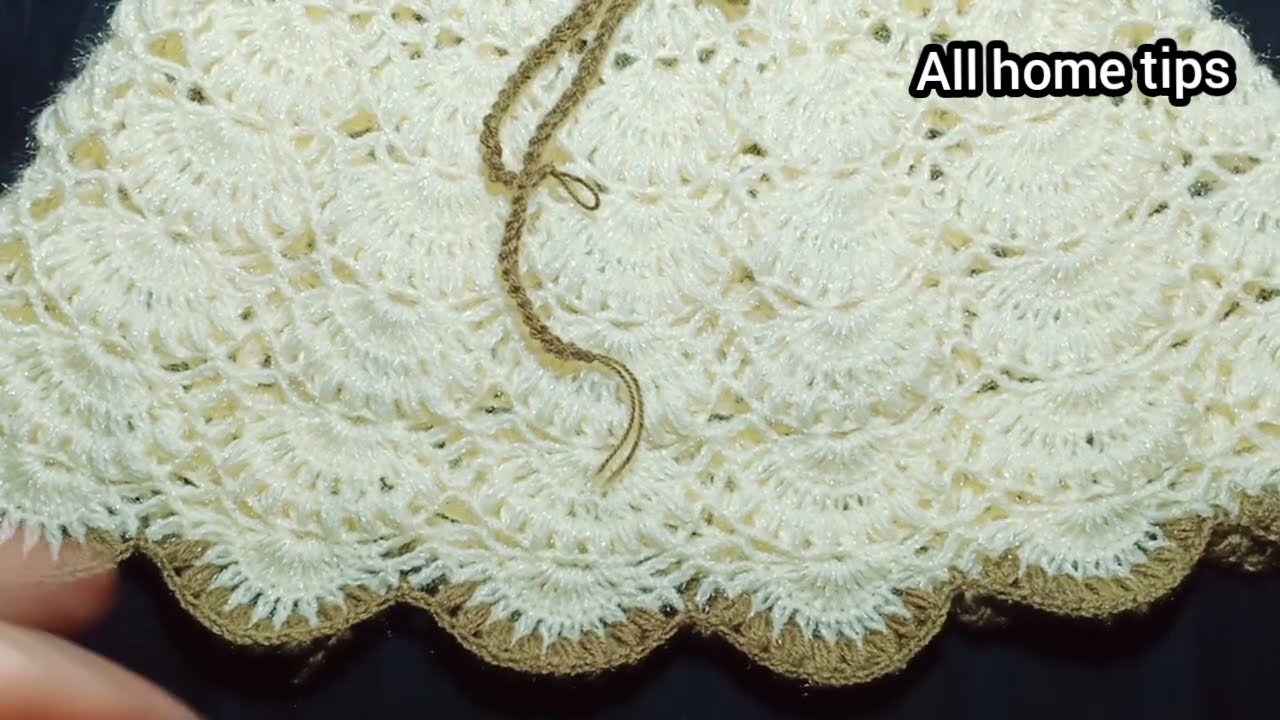 खूबसूरत ड्रेस crochet baby dress by allhometips