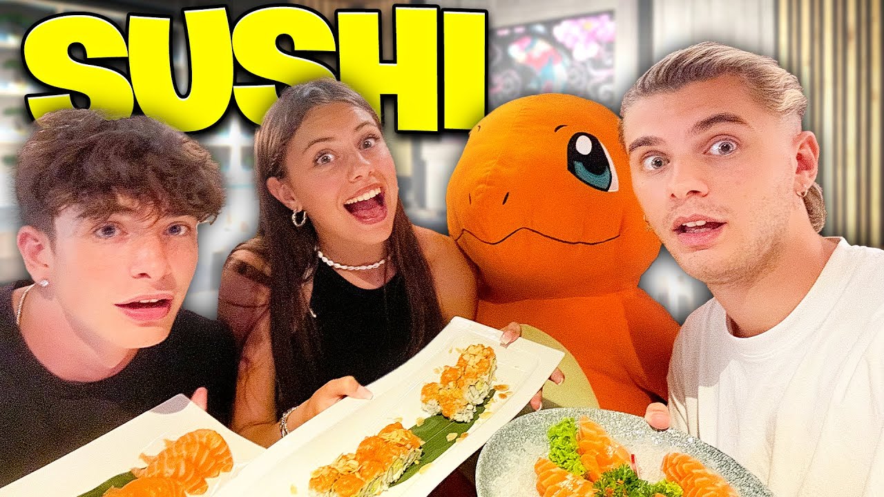 🍣 HO PORTATO MATTEO ROBERT e LISA LUCHETTA al SUSHI e..