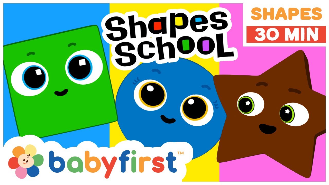 New Show - Shapes School | Educational videos for kids | Learning Shapes for kids | Baby First TV