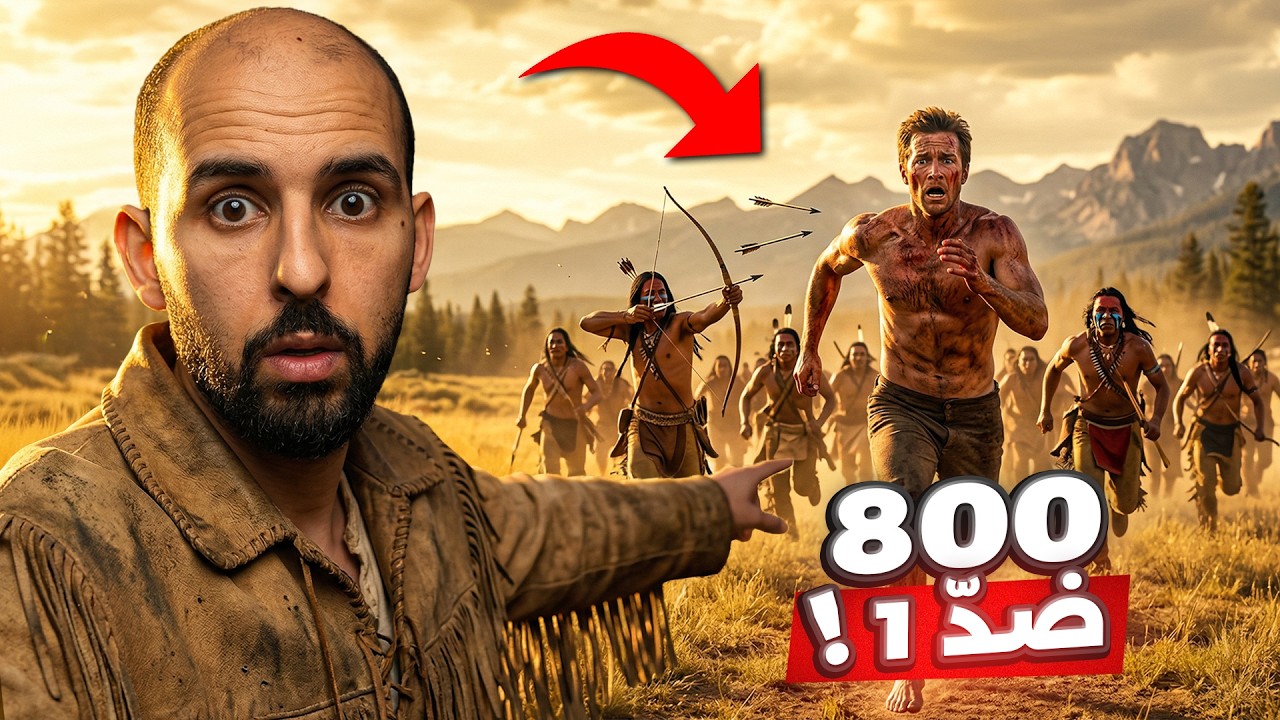 800 محارب يطاردون رجلاً عارياً.. وما فعله بعدها لا يصدقه عقل!! 😱