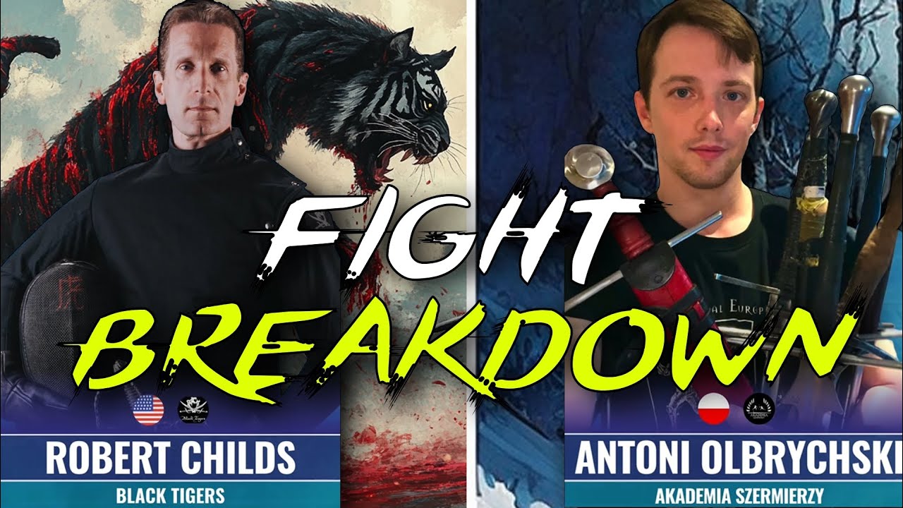 The Best longsword Fighter Vs The Best Rapier Fighter - Antoni Olbrychski (Antek) Vs Rob Childs