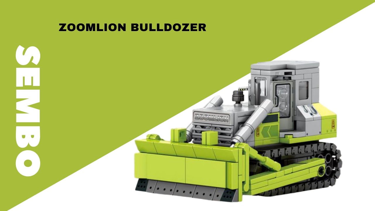 SEMBO 705102 Zoomlion Bulldozer #bricks #semboblock #zoomlion 