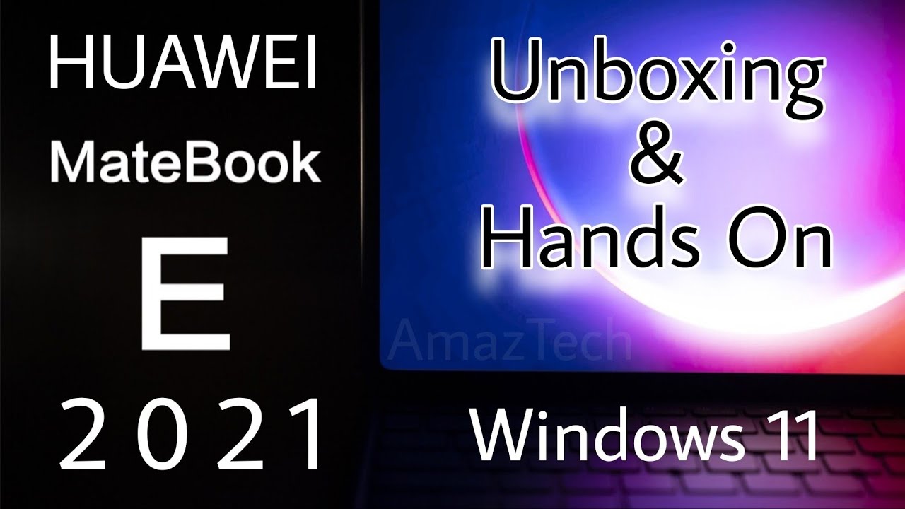 Huawei MateBook E ( 2021 ) OLED w/ Windows 11 - Surface Pro 8 Killer - Unboxing & Hands On