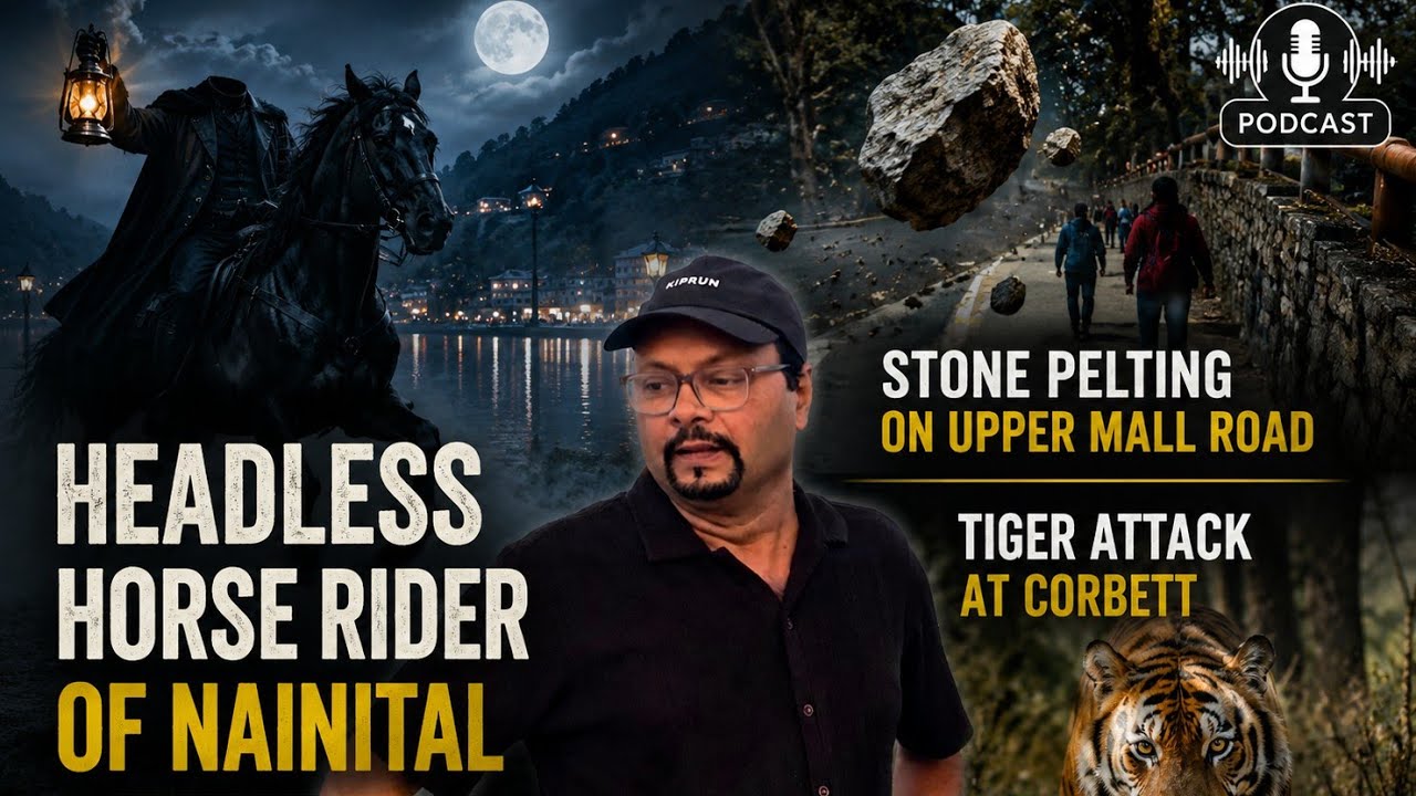Headless Horse Rider of Nainital, Stone Pelting on Upper Mall Road, Tiger Attack at Corbett  Podcast
