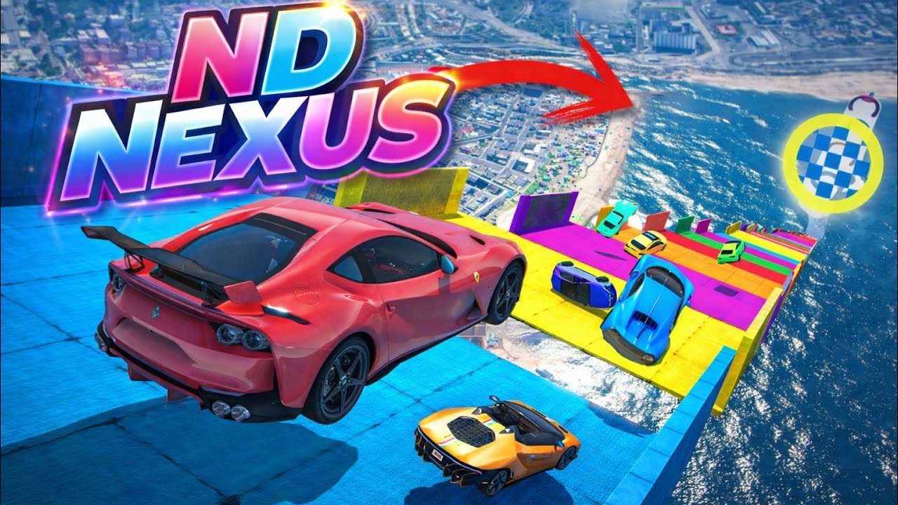 MEGA RAMP RACE 😱 | Fastest Cars Win! 🚗💨
