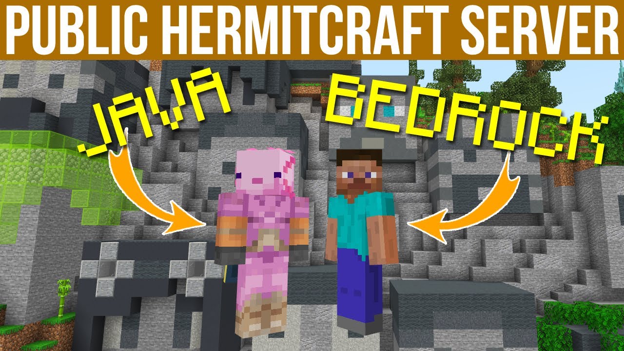 Public Hermitcraft Server for Bedrock & Java