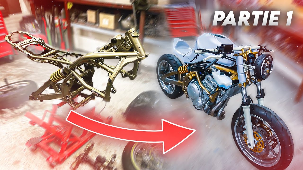 Transformation KAWASAKI ER6N en STREET CAFE RACER! (Partie 1)