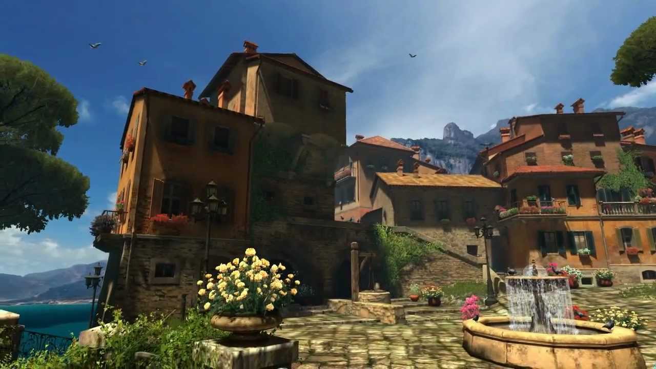 Sunny Patio 3D Screensaver Trailer
